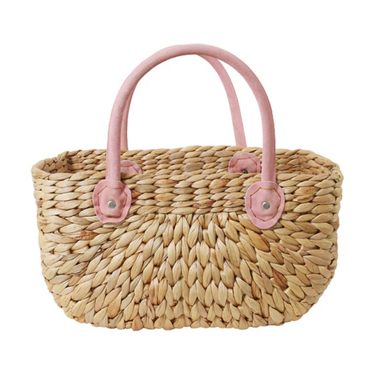 Robert Gordon Harvest Basket – Pink Suede (large)