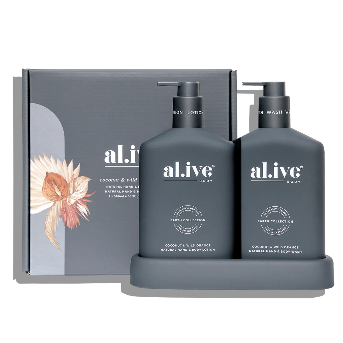 al.ive body Wash & Lotion Duo - Coconut & Wild Orange