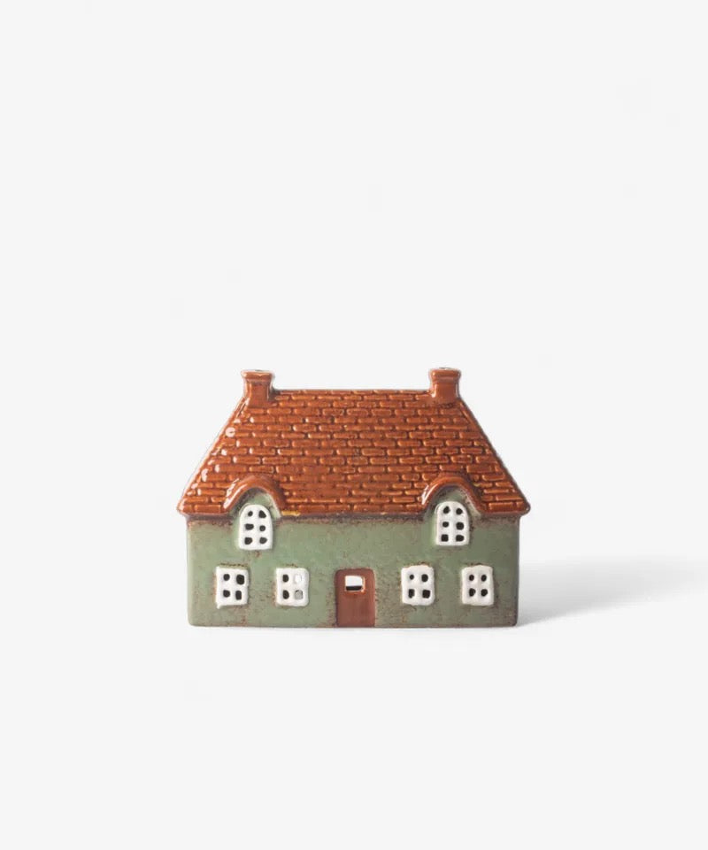 Easter Tealight House - Sage Cottage
