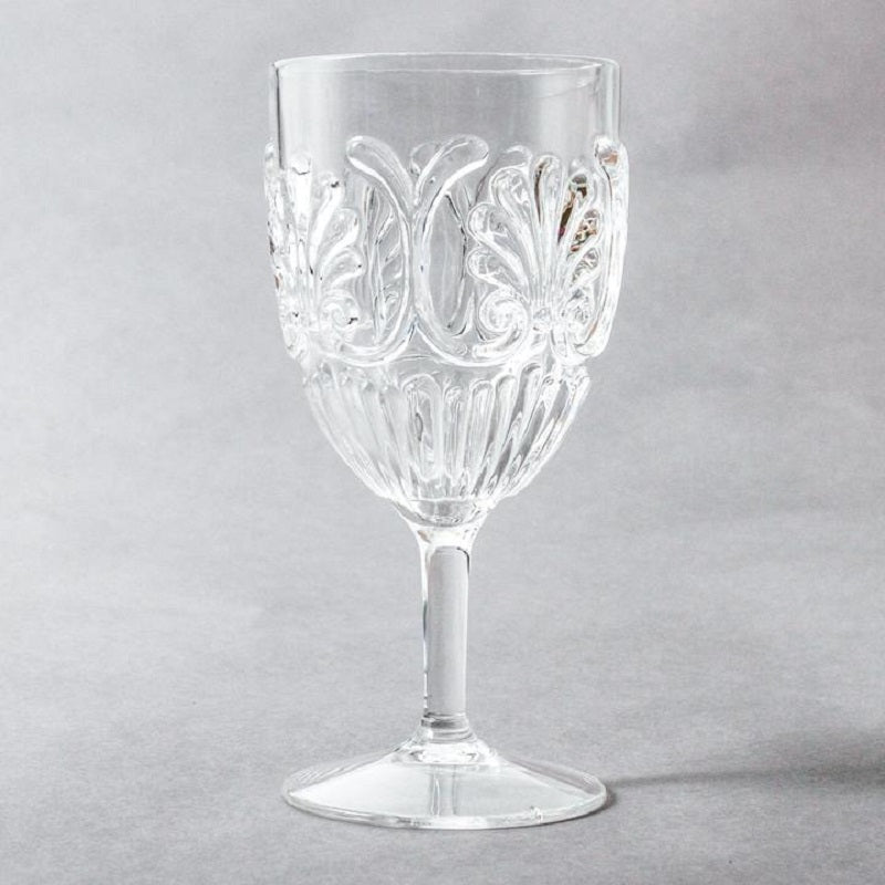 Clear Acrylic Wine Glass