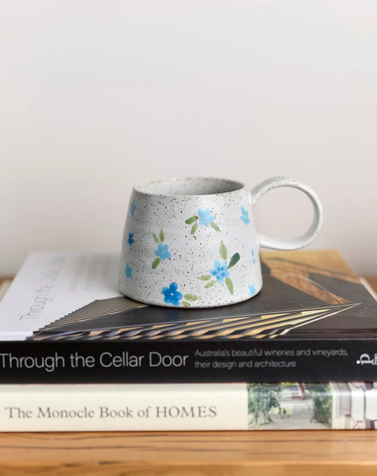 Robert Gordon Penny Large Handled Mug / Flower Garden