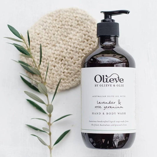 Olive & Olie Hand & Body Wash - Lavender & Rose Geranium