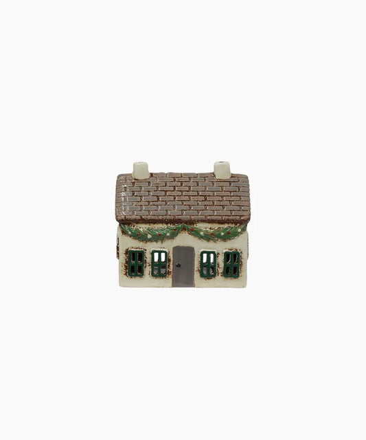 Christmas Tea Light House - Cottage Medium