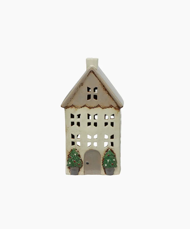 Christmas Tea Light House - Medium Christmas Tree