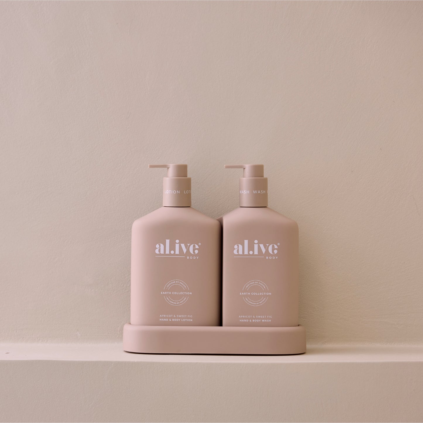al.ive body Wash & Lotion Duo - Apricot & Sweet Fig