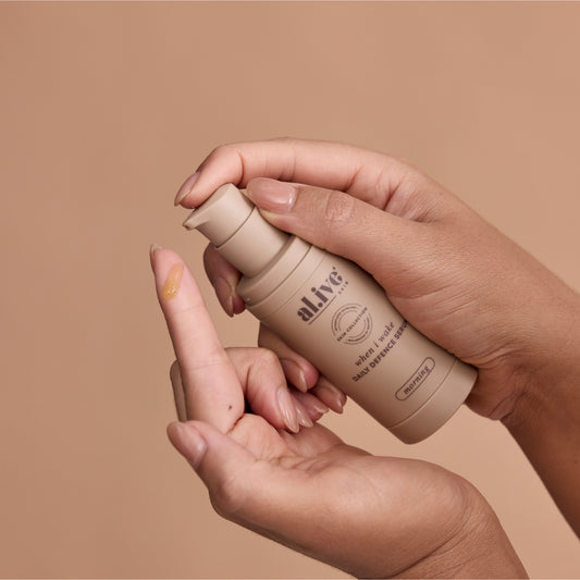 al.ive skin ‘when I wake’ daily defence serum
