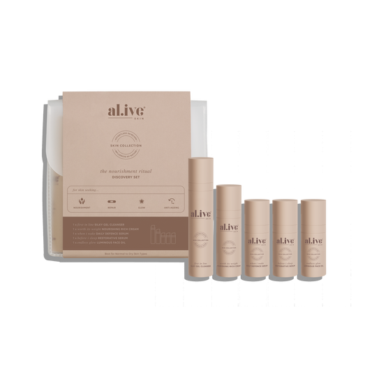 al.ive skin the nourishment ritual travel size set