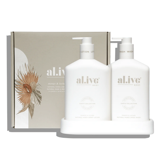 al.ive body Wash & Lotion Duo - Mango & Lychee