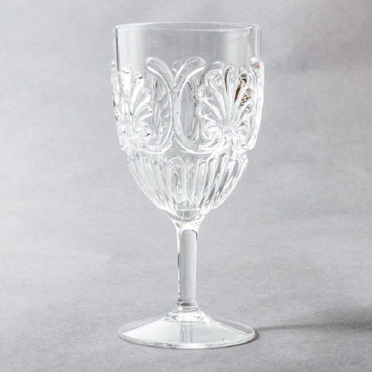 Clear Acrylic Wine Glass